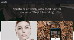 Desktop Screenshot of decato.dk
